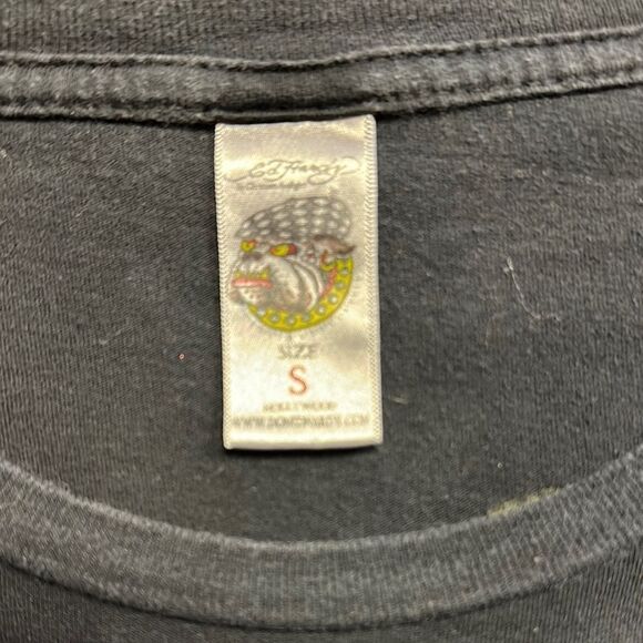 Black Long Sleeve Shirt with Tiger Graphic - Picture 2 of 3